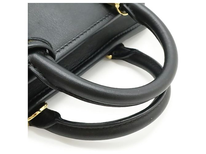 Borsa Loewe Leather Amazona 23 Anagram Nero - vista 6