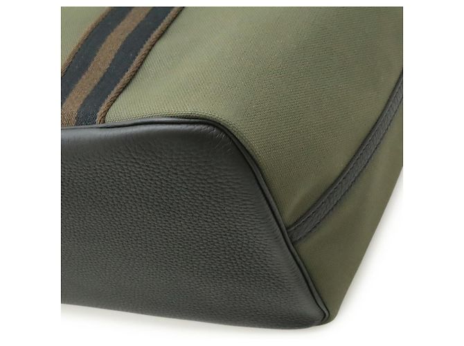 Hermès Hermes PURSANGLE 35 Canvas Leather Tote Bag Braun - Ansicht 3