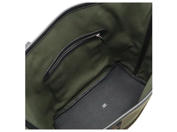 Hermès Hermes PURSANGLE 35 Canvas Leather Tote Bag Braun - Ansicht 6