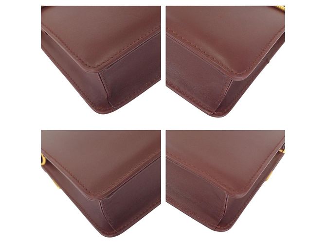 Borsa a Spalla Cartier Leather Must Line Rosso - vista 3