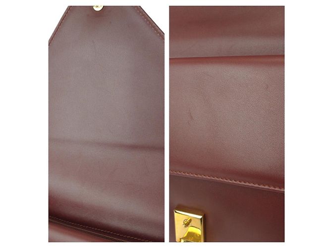 Borsa a Spalla Cartier Leather Must Line Rosso - vista 6