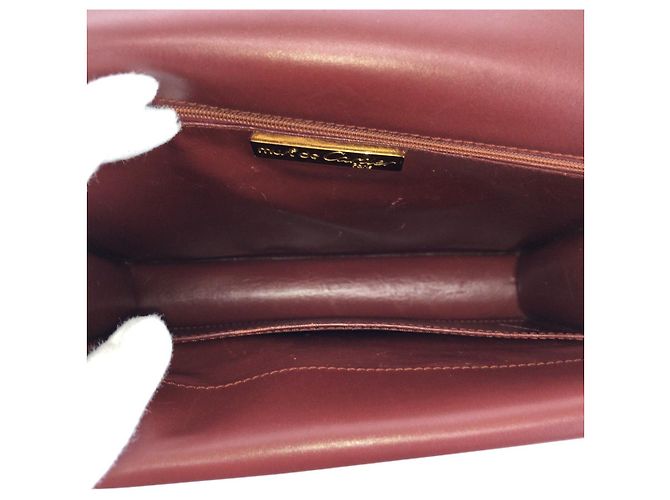 Borsa a Spalla Cartier Leather Must Line Rosso - vista 9