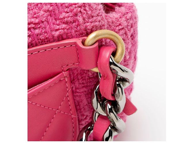 Gabrielle Borsa a cintura Chanel Tweed 19 Rosa - vista 10
