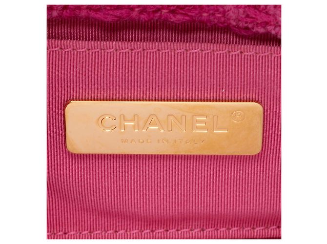 Gabrielle Borsa a cintura Chanel Tweed 19 Rosa - vista 8