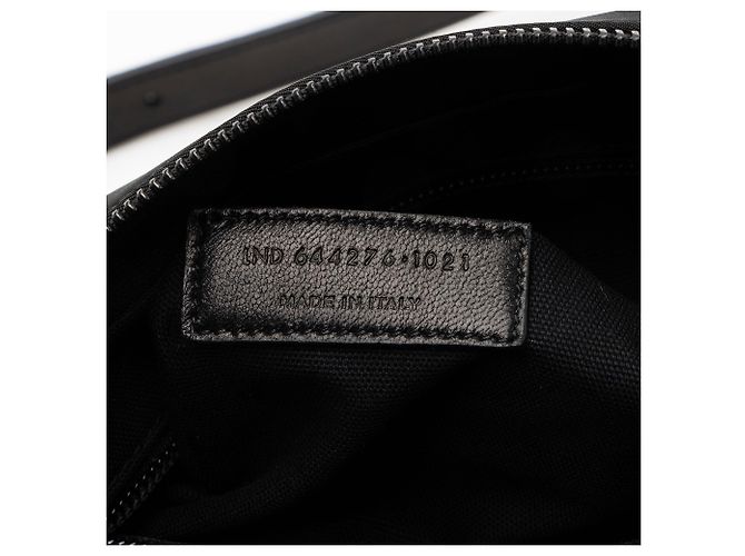Saint Laurent Nylon Leather Camp Camera Bag Black - view 6