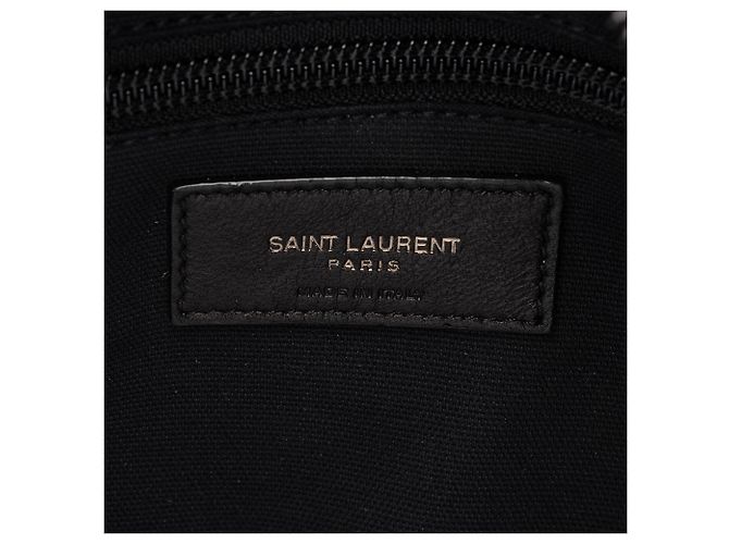 Saint Laurent Nylon Leather Camp Camera Bag Black - view 8