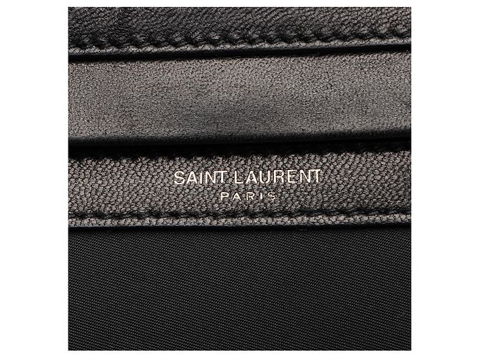 Saint Laurent Nylon Leather Camp Camera Bag Black - view 9