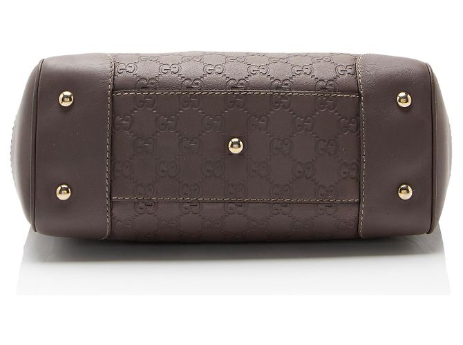 Tote Mayfair Medium in pelle Gucci Guccissima Porpora - vista 4
