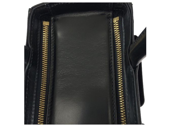 Versace Vintage Leder Handtasche Tote Schwarz - Ansicht 5