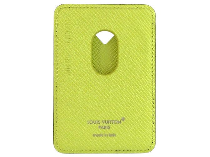 Louis Vuitton Monogram Leather Card Case Yellow - view 2