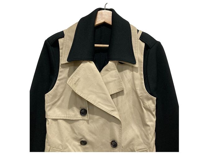 Autre Marque Gabardina FRED PERRY Negro Beige - vista 3
