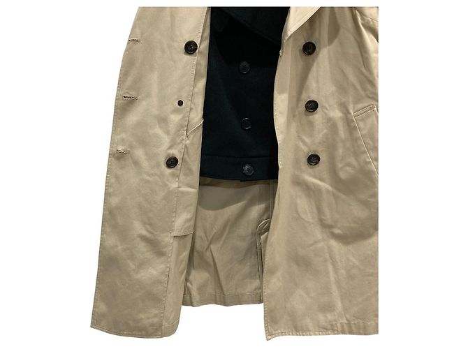 Autre Marque Gabardina FRED PERRY Negro Beige - vista 4