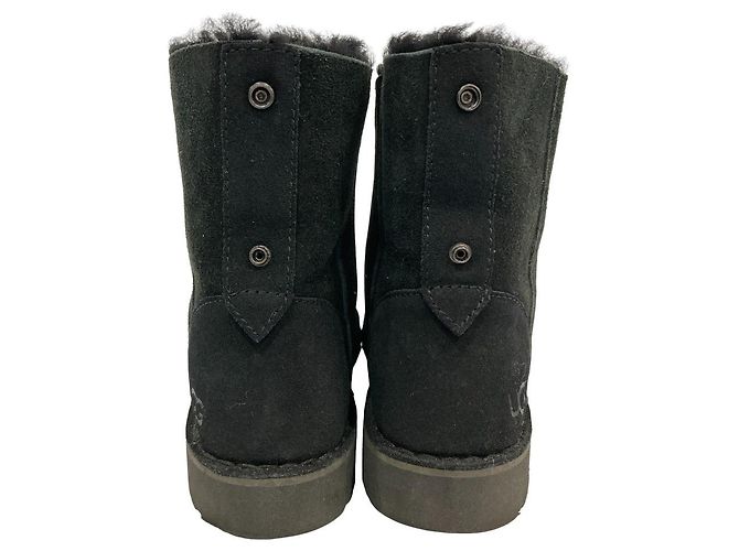 Autre Marque UGG QUINCY Lammfellstiefel Schwarz - Ansicht 3