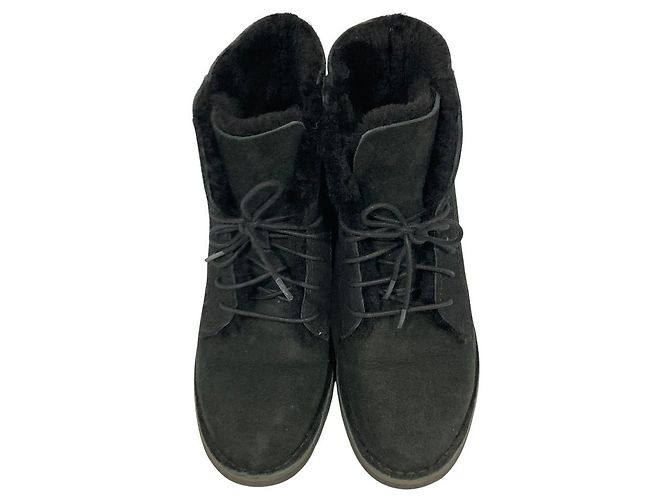 Autre Marque UGG QUINCY Lammfellstiefel Schwarz - Ansicht 5