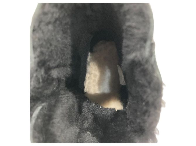 Autre Marque UGG QUINCY Lammfellstiefel Schwarz - Ansicht 8