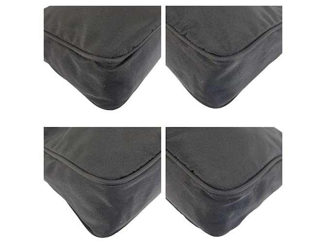 Borsa Prada Nylon Tessuto Logo Nero - vista 4