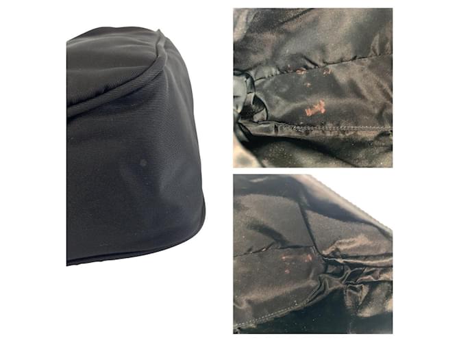 Borsa Prada Nylon Tessuto Logo Nero - vista 5