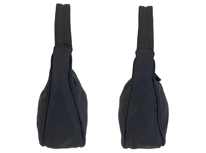 Borsa Prada Nylon Tessuto Logo Nero - vista 7