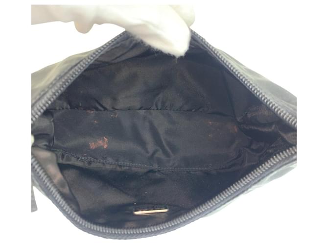 Borsa Prada Nylon Tessuto Logo Nero - vista 9