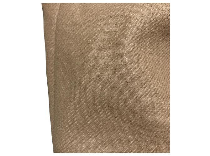 Autre Marque Abrigo Duffle de melton ligero italiano IENA Beige Camello - vista 8