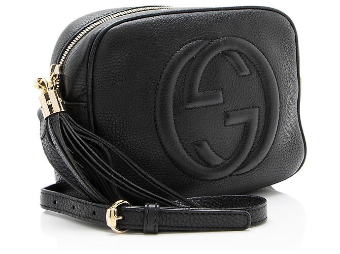 Borsa Gucci Soho Disco in pelle Nero - vista 2