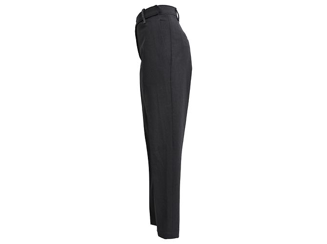Pantalones de perna recta Brunello Cucinelli en lana gris - vista 2
