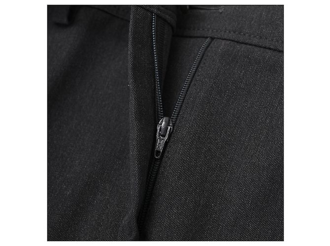 Pantalones de perna recta Brunello Cucinelli en lana gris - vista 9