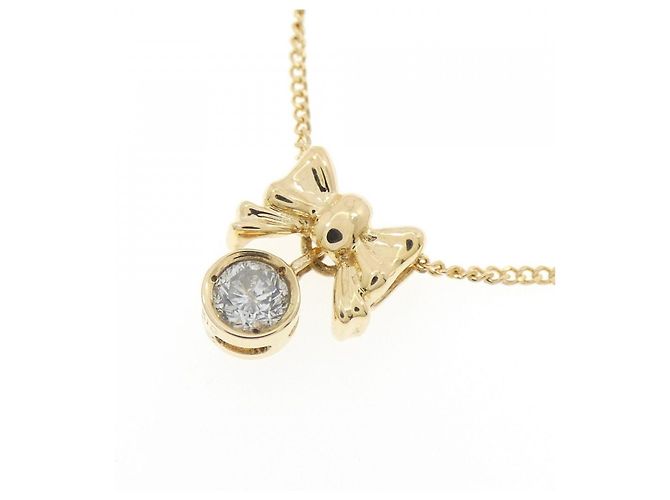 Autre Marque Collana a nastro con diamante Au750 D'oro - vista 3