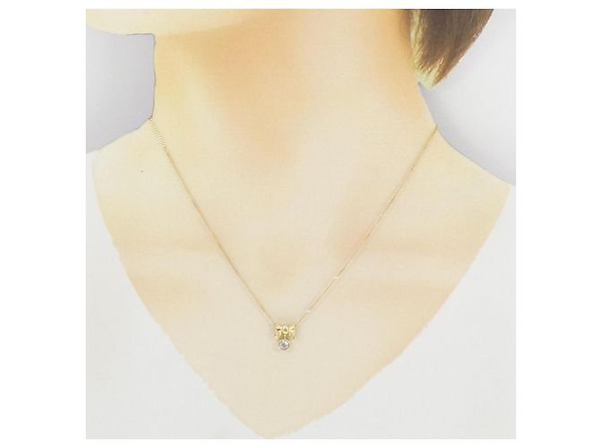 Autre Marque Collana a nastro con diamante Au750 D'oro - vista 6