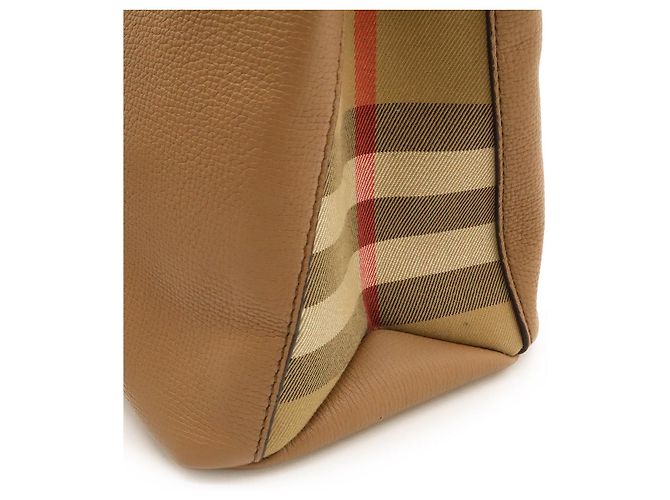 Borsa a mano 2WAY Burberry House Check Marrone - vista 8
