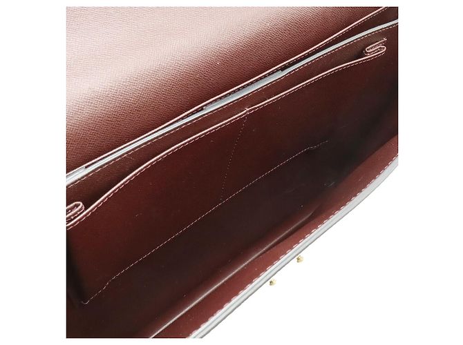 Pasta Executiva em couro Taiga Louis Vuitton Marrom - vista 7