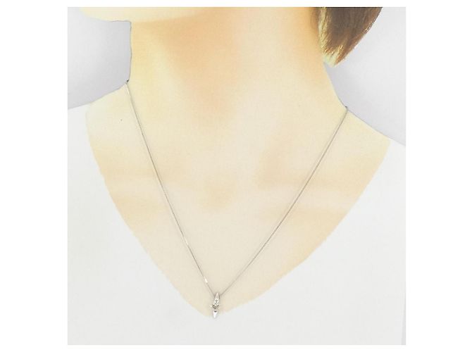 Autre Marque Collana in platino e diamanti Argento - vista 6