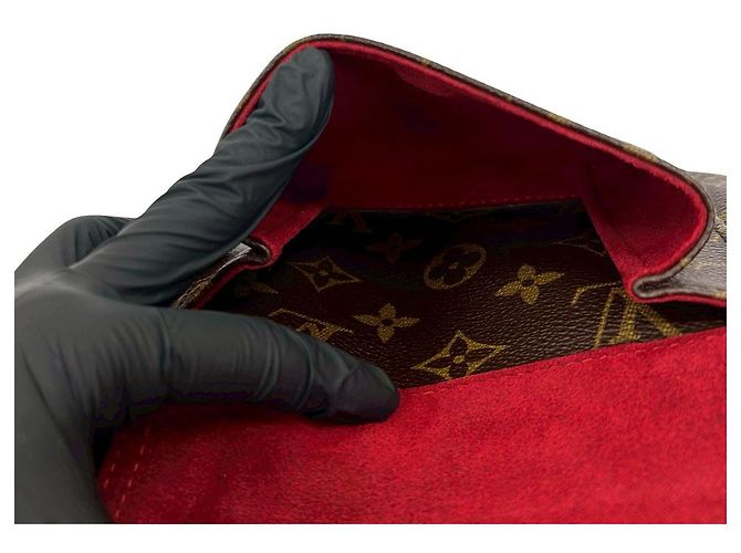 Mini borsa a tracolla Louis Vuitton Viva Cite Monogram Marrone Bronzo - vista 11