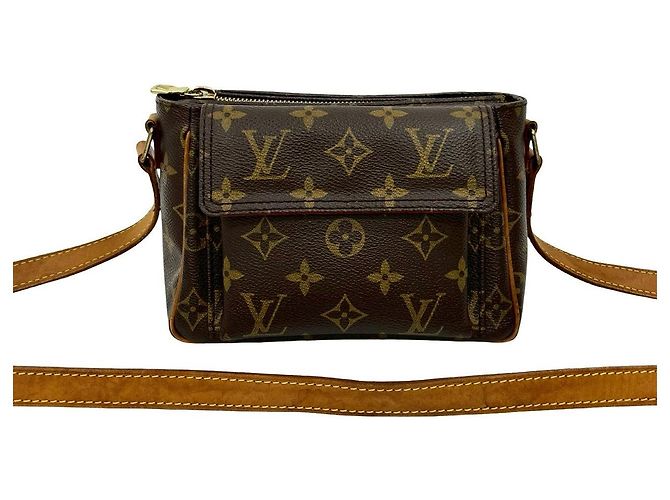 Mini borsa a tracolla Louis Vuitton Viva Cite Monogram Marrone Bronzo - vista 2