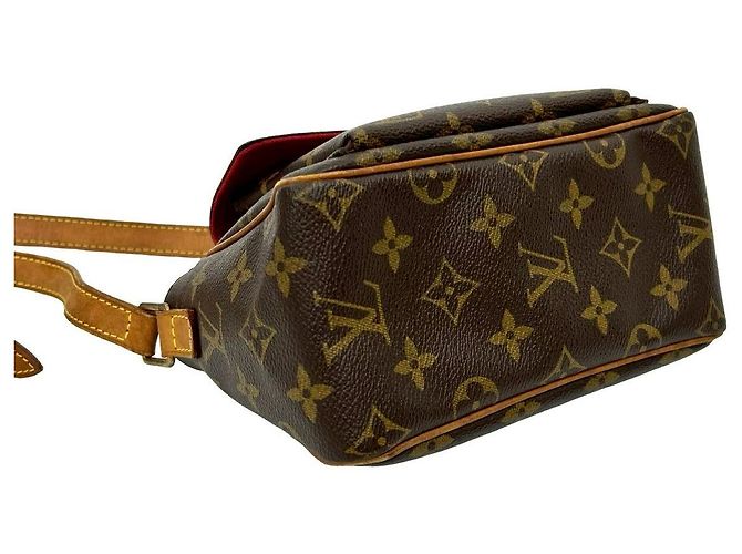 Mini borsa a tracolla Louis Vuitton Viva Cite Monogram Marrone Bronzo - vista 8