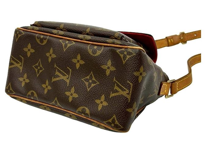 Mini borsa a tracolla Louis Vuitton Viva Cite Monogram Marrone Bronzo - vista 9