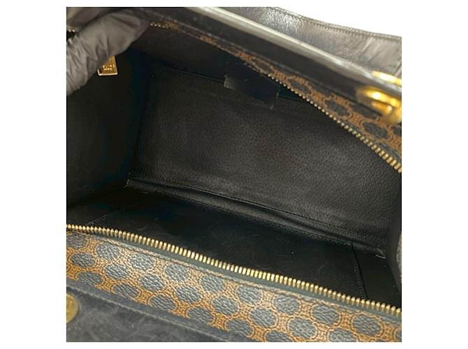 Céline Borsa in pelle CELINE Marrone Nero - vista 10