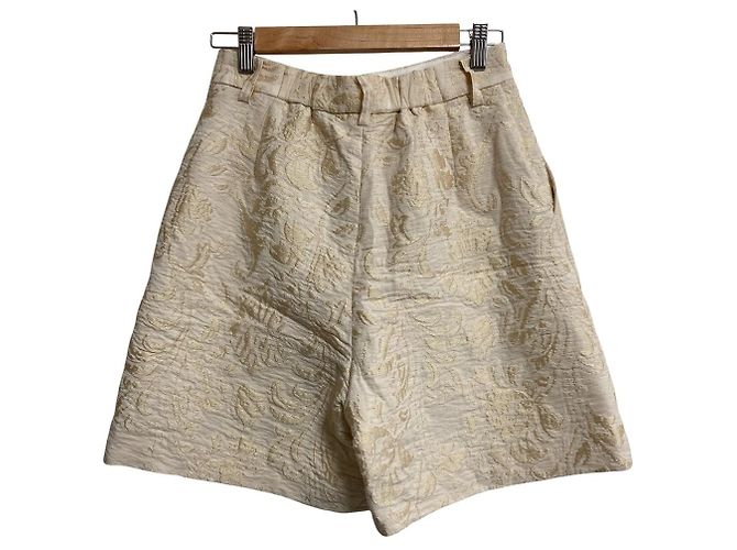 Autre Marque Short de jacquard GRACE CONTINENTAL Beige - vista 2