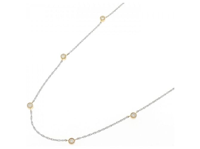 Autre Marque Au750 Zweifarbige Diamantkette - Ansicht 2