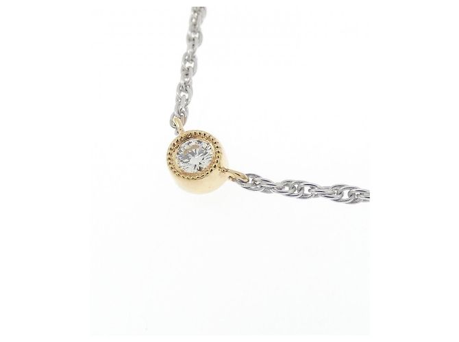Autre Marque Au750 Zweifarbige Diamantkette - Ansicht 3