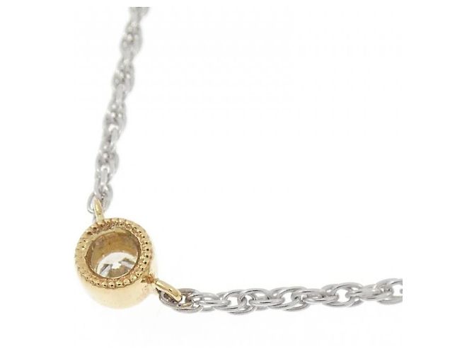 Autre Marque Au750 Zweifarbige Diamantkette - Ansicht 4