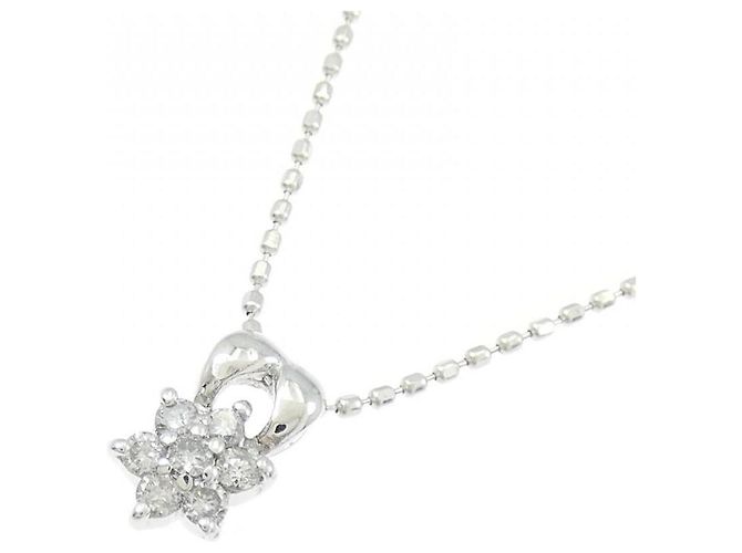 Autre Marque Collana con diamante Au750 Argento - vista 3