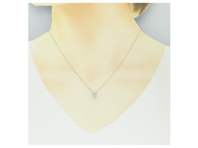 Autre Marque Collana con diamante Au750 Argento - vista 6