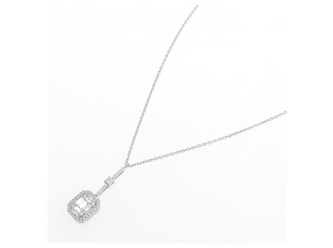 Autre Marque Collana con diamanti Au750 Argento - vista 2