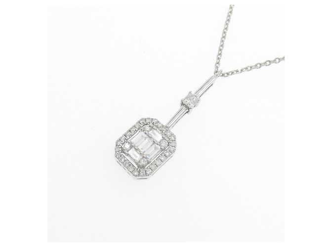 Autre Marque Collana con diamanti Au750 Argento - vista 3