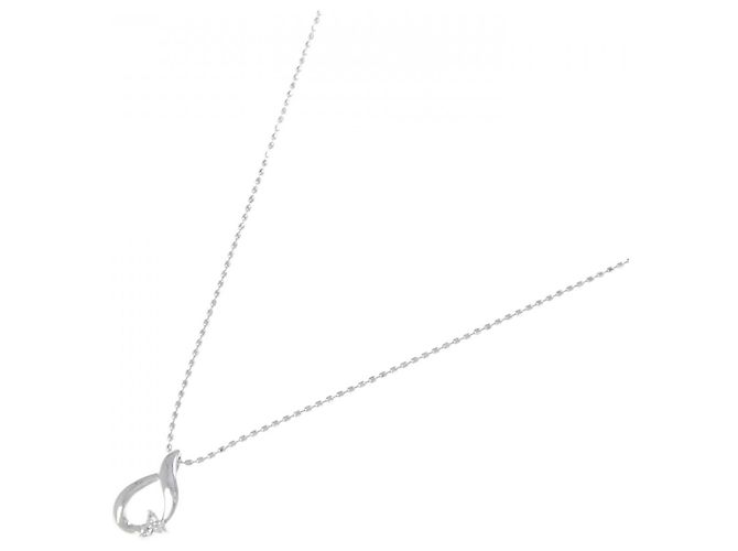 Autre Marque Collana in oro bianco 10K e diamanti Argento - vista 2