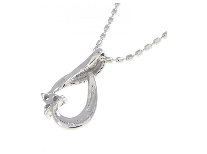 Autre Marque Collana in oro bianco 10K e diamanti Argento - vista 4