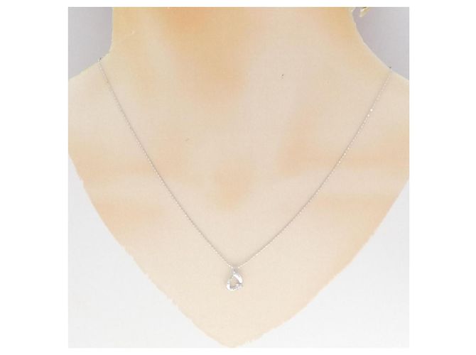 Autre Marque Collana in oro bianco 10K e diamanti Argento - vista 6