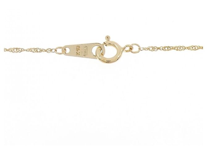 Autre Marque Collana in oro Au750 con topazio blu e diamanti - vista 5