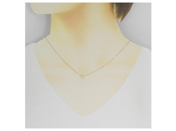 Autre Marque Collana in Oro Au750 con Diamante e Topazio D'oro - vista 6